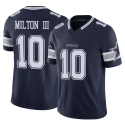 Men's Joe Milton III Dallas Cowboys No.10 Limited Vapor F.U.S.E. Jersey - Navy