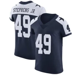 Men's John Stephens Jr. Dallas Cowboys No.49 Elite Alternate Vapor Untouchable Jersey - Navy