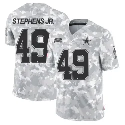 Men's John Stephens Jr. Dallas Cowboys No.49 Limited 2024 Salute to Service Jersey - Arctic Camo