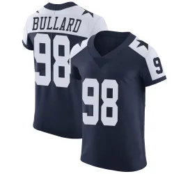 Men's Jonathan Bullard Dallas Cowboys No.98 Elite Alternate Vapor Untouchable Jersey - Navy