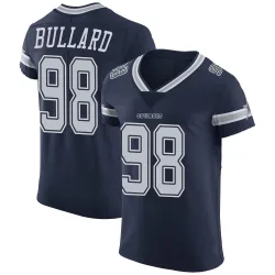 Men's Jonathan Bullard Dallas Cowboys No.98 Elite Team Color Vapor Untouchable Jersey - Navy