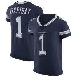 Men's Jonathan Garibay Dallas Cowboys No.1 Elite Team Color Vapor Untouchable Jersey - Navy