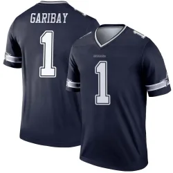Men's Jonathan Garibay Dallas Cowboys No.1 Legend Jersey - Navy
