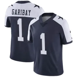 Men's Jonathan Garibay Dallas Cowboys No.1 Limited Alternate Vapor Untouchable Jersey - Navy