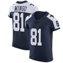 Men's Jonathan Mingo Dallas Cowboys No.81 Elite Alternate Vapor Untouchable Jersey - Navy