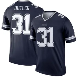 Men's Josh Butler Dallas Cowboys No.31 Legend Jersey - Navy