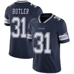 Men's Josh Butler Dallas Cowboys No.31 Limited Team Color Vapor Untouchable Jersey - Navy