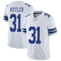 Men's Josh Butler Dallas Cowboys No.31 Limited Vapor Untouchable Jersey - White