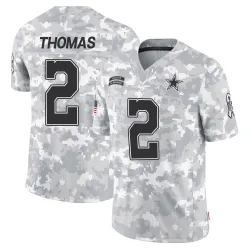 Men's Juanyeh Thomas Dallas Cowboys No.2 Limited 2024 Salute to Service Jersey - Arctic Camo