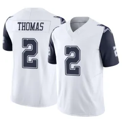 Men's Juanyeh Thomas Dallas Cowboys No.2 Limited 2nd Alternate Vapor F.U.S.E. Jersey - White