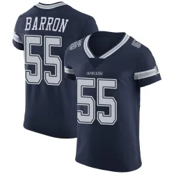 Men's Justin Barron Dallas Cowboys No.55 Elite Team Color Vapor Untouchable Jersey - Navy