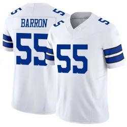 Men's Justin Barron Dallas Cowboys No.55 Limited Vapor F.U.S.E. Jersey - White
