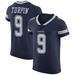 Men's KaVontae Turpin Dallas Cowboys No.9 Elite Team Color Vapor Untouchable Jersey - Navy