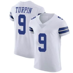 Men's KaVontae Turpin Dallas Cowboys No.9 Elite Vapor Untouchable Jersey - White