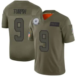 Men's KaVontae Turpin Dallas Cowboys No.9 Limited 2019 Salute to Service Jersey - Camo