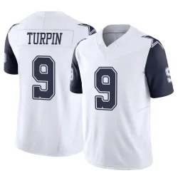 Men's KaVontae Turpin Dallas Cowboys No.9 Limited 2nd Alternate Vapor F.U.S.E. Jersey - White