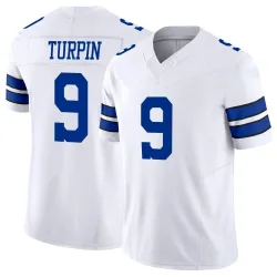 Men's KaVontae Turpin Dallas Cowboys No.9 Limited Vapor F.U.S.E. Jersey - White