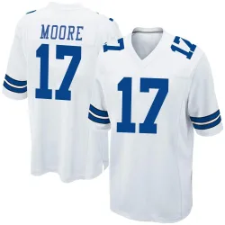 Men's Kellen Moore Dallas Cowboys No.17 Game Jersey - White