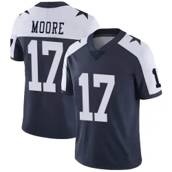 Men's Kellen Moore Dallas Cowboys No.17 Limited Alternate Vapor Untouchable Jersey - Navy