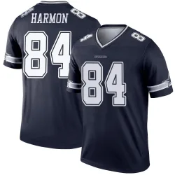 Men's Kelvin Harmon Dallas Cowboys No.84 Legend Jersey - Navy