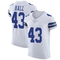 Men's Kemon Hall Dallas Cowboys No.43 Elite Vapor Untouchable Jersey - White