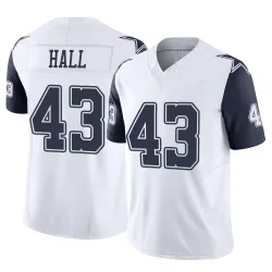 Men's Kemon Hall Dallas Cowboys No.43 Limited 2nd Alternate Vapor F.U.S.E. Jersey - White