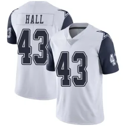 Men's Kemon Hall Dallas Cowboys No.43 Limited Color Rush Vapor Untouchable Jersey - White
