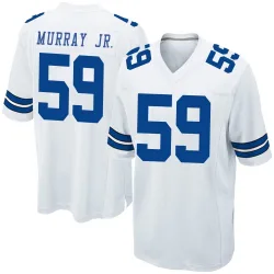 Men's Kenneth Murray Jr. Dallas Cowboys No.59 Game Jersey - White