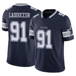Men's L.P. LaDouceur Dallas Cowboys No.91 Limited L.P. Ladouceur Vapor F.U.S.E. Jersey - Navy