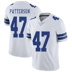 Men's Langston Patterson Dallas Cowboys No.47 Limited Vapor Untouchable Jersey - White
