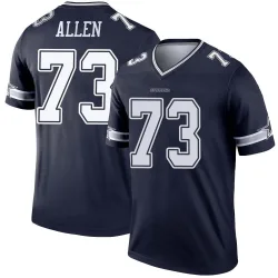 Men's Larry Allen Dallas Cowboys No.73 Legend Jersey - Navy