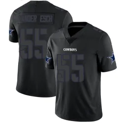 Men's Leighton Vander Esch Dallas Cowboys No.55 Limited Jersey - Black Impact