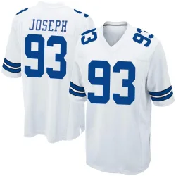 Men's Linval Joseph Dallas Cowboys No.93 Game Jersey - White