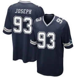 Men's Linval Joseph Dallas Cowboys No.93 Game Team Color Jersey - Navy