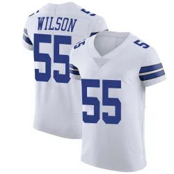 Men's Logan Wilson Dallas Cowboys No.55 Elite Vapor Untouchable Jersey - White