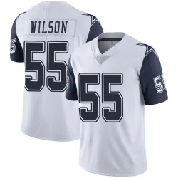 Men's Logan Wilson Dallas Cowboys No.55 Limited Color Rush Vapor Untouchable Jersey - White