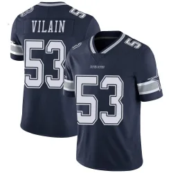 Men's Luiji Vilain Dallas Cowboys No.53 Limited Team Color Vapor Untouchable Jersey - Navy