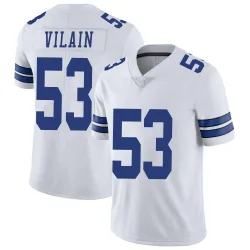 Men's Luiji Vilain Dallas Cowboys No.53 Limited Vapor Untouchable Jersey - White