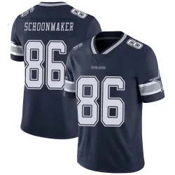 Men's Luke Schoonmaker Dallas Cowboys No.86 Limited Team Color Vapor Untouchable Jersey - Navy