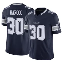 Men's Luq Barcoo Dallas Cowboys No.30 Limited Vapor F.U.S.E. Jersey - Navy