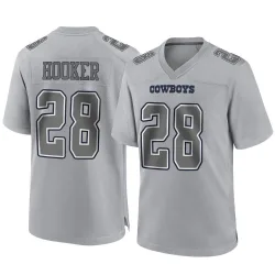 Men's Malik Hooker Dallas Cowboys No.28 Game Atmosphere Fashion Jersey - Gray