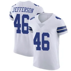 Men's Malik Jefferson Dallas Cowboys No.46 Elite Vapor Untouchable Jersey - White
