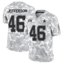 Men's Malik Jefferson Dallas Cowboys No.46 Limited 2024 Salute to Service Jersey - Arctic Camo