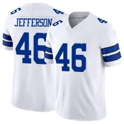 Men's Malik Jefferson Dallas Cowboys No.46 Limited Vapor F.U.S.E. Jersey - White