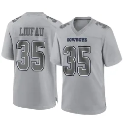 Men's Marist Liufau Dallas Cowboys No.35 Game Atmosphere Fashion Jersey - Gray