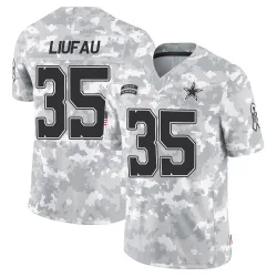 Men's Marist Liufau Dallas Cowboys No.35 Limited 2024 Salute to Service Jersey - Arctic Camo