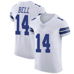 Men's Markquese Bell Dallas Cowboys No.14 Elite Vapor Untouchable Jersey - White