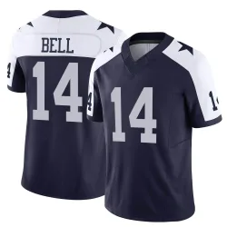 Men's Markquese Bell Dallas Cowboys No.14 Limited Alternate Vapor F.U.S.E. Jersey - Navy