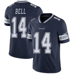 Men's Markquese Bell Dallas Cowboys No.14 Limited Team Color Vapor Untouchable Jersey - Navy