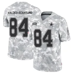Men's Marquez Valdes-Scantling Dallas Cowboys No.84 Limited 2024 Salute to Service Jersey - Arctic Camo